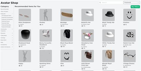 All Roblox Item IDs (Catalog Codes) (April 2024) .